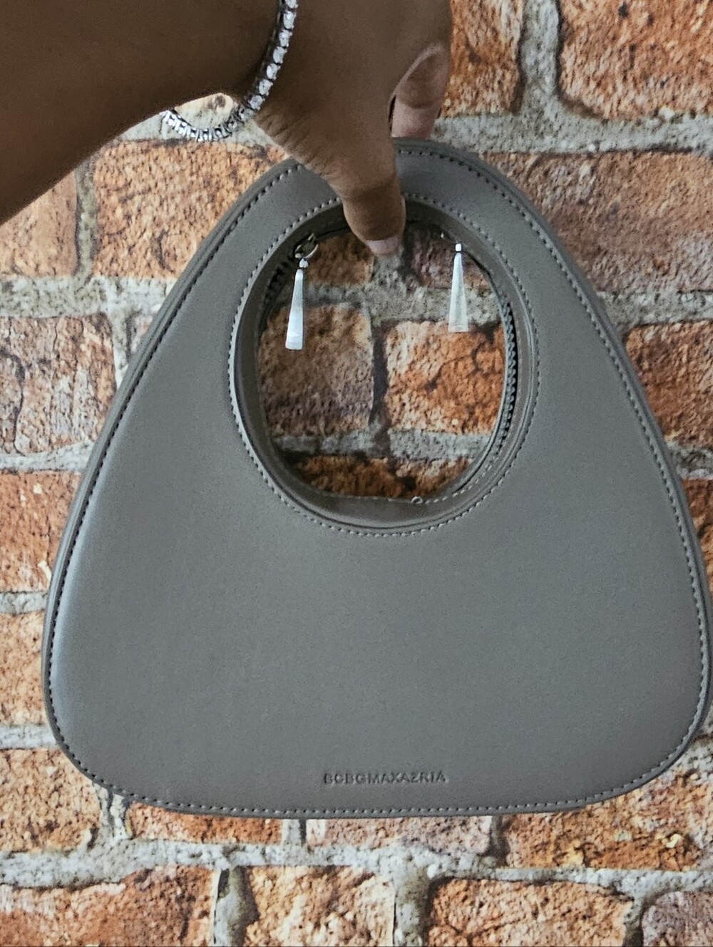 BCBGMAXAZRIA Sculpted Mini Top-Handle Bag